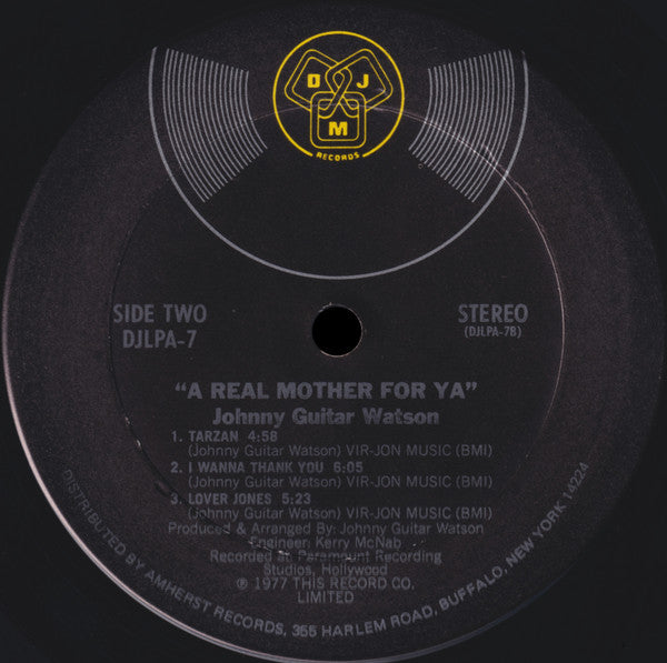 Johnny Guitar Watson : A Real Mother For Ya (LP, Album, Pit)