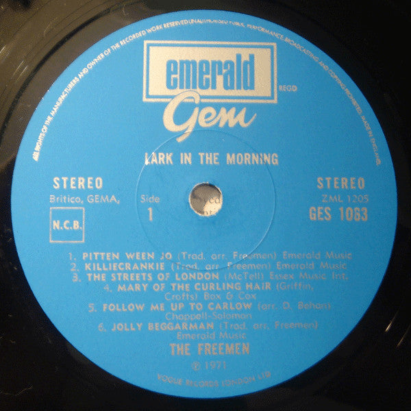 The Freemen (2) : Lark In The Morning (LP)