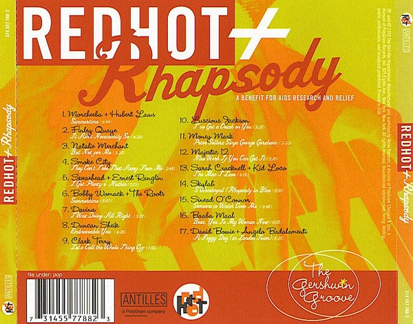 Various : Red Hot + Rhapsody (The Gershwin Groove) (CD, Album)
