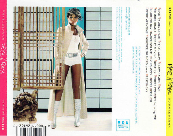Mary J. Blige : No More Drama (CD, Album, Mat)