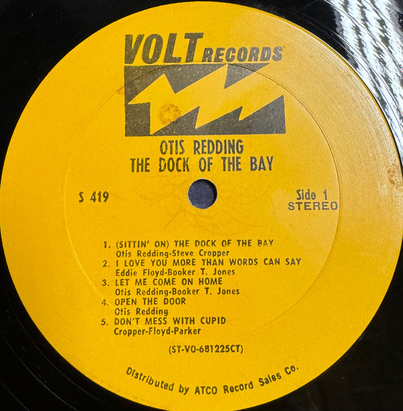 Otis Redding : The Dock Of The Bay (LP, Album, Ter)