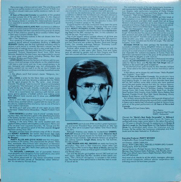 Various : 25 Years Of Recorded Comedy (3xLP, Comp, Tri)