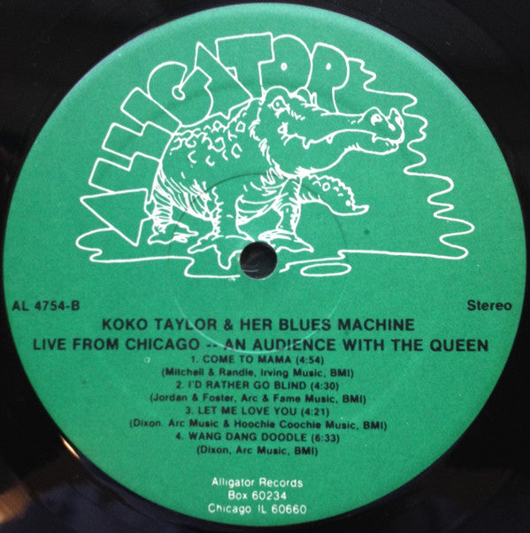 Koko Taylor & Her Blues Machine : An Audience With The Queen (Live From Chicago) (LP, Album)