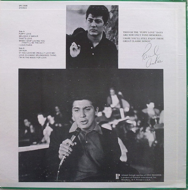 Paul Anka : Paul Anka (LP, Comp)