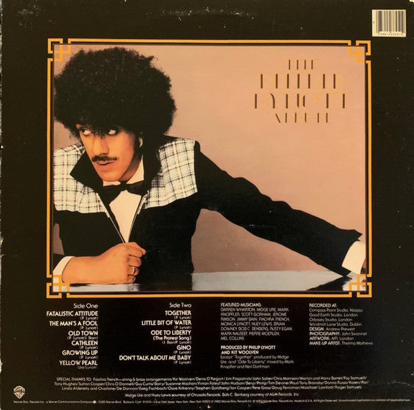 Philip Lynott* : The Philip Lynott Album (LP, Album, Win)
