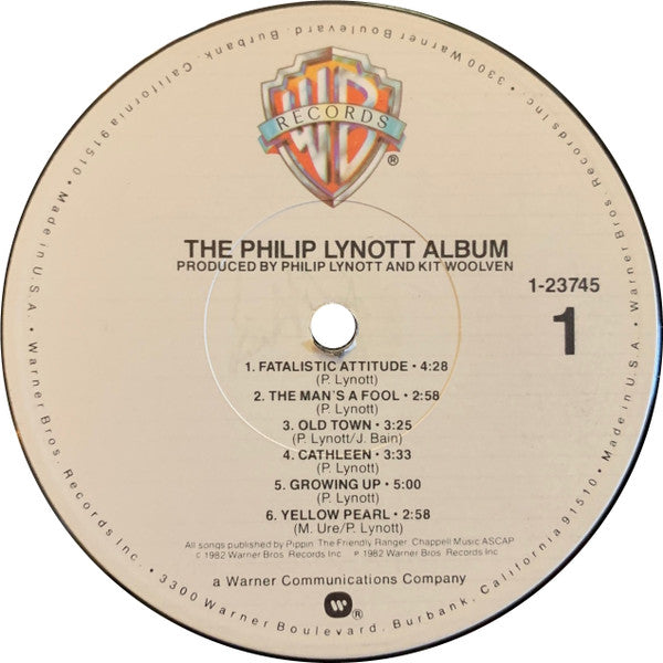 Philip Lynott* : The Philip Lynott Album (LP, Album, Win)