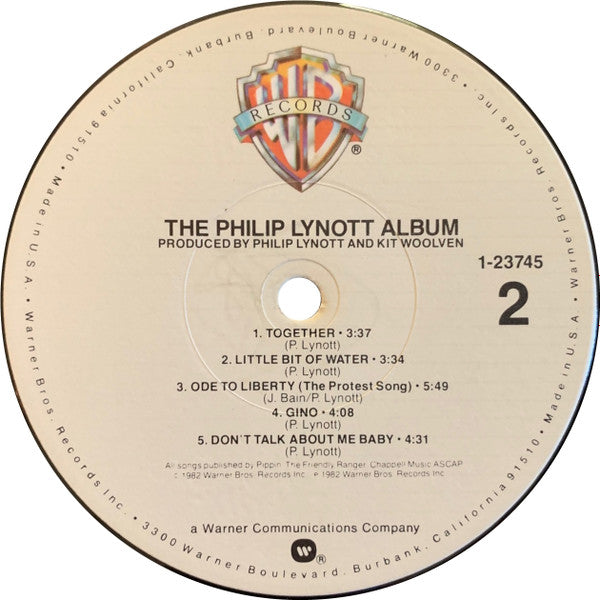 Philip Lynott* : The Philip Lynott Album (LP, Album, Win)