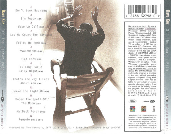 Dave Koz : Off The Beaten Path (HDCD, Album, Enh)