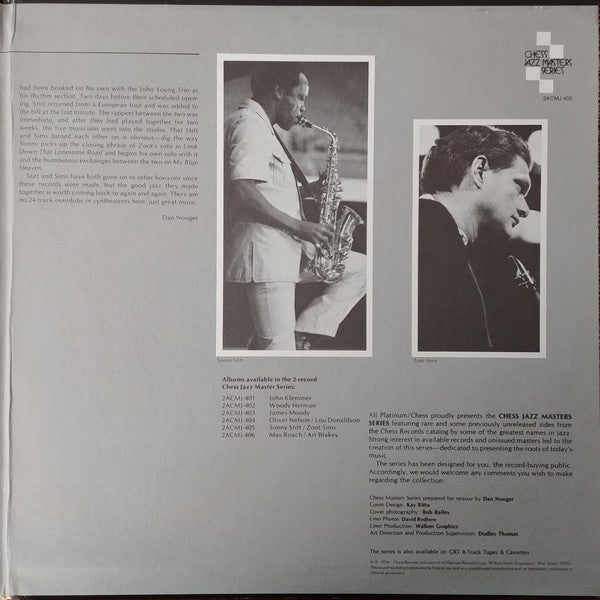 Sonny Stitt And Zoot Sims : Interaction (2xLP, Comp, Gat)