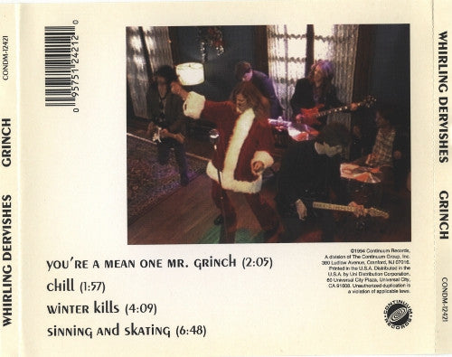 Whirling Dervishes : Grinch (CD)