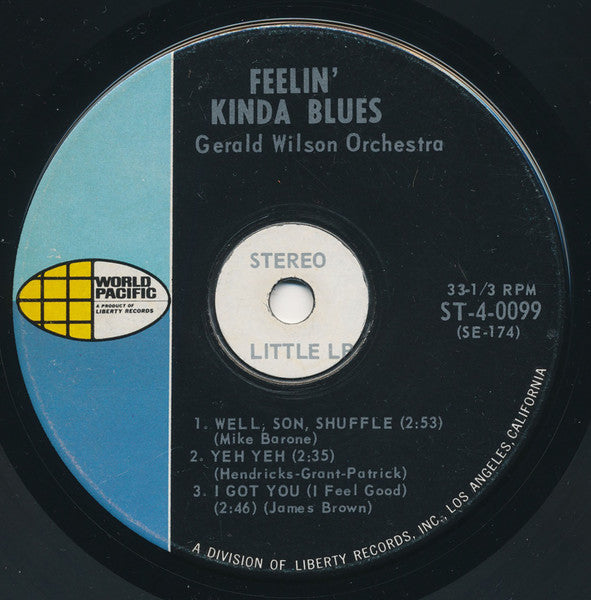Gerald Wilson Orchestra : Feelin' Kinda Blues (7", EP)