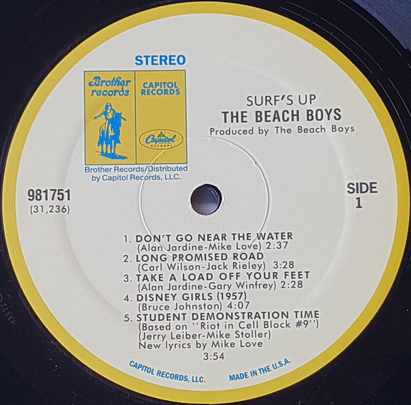 The Beach Boys : Surf's Up (LP, Album, Ltd, RE, 180)