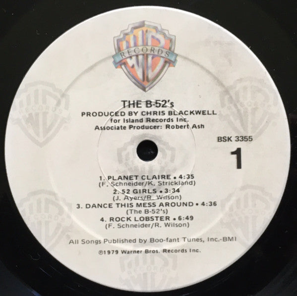 The B-52's : The B-52's (LP, Album, RE, Lef)