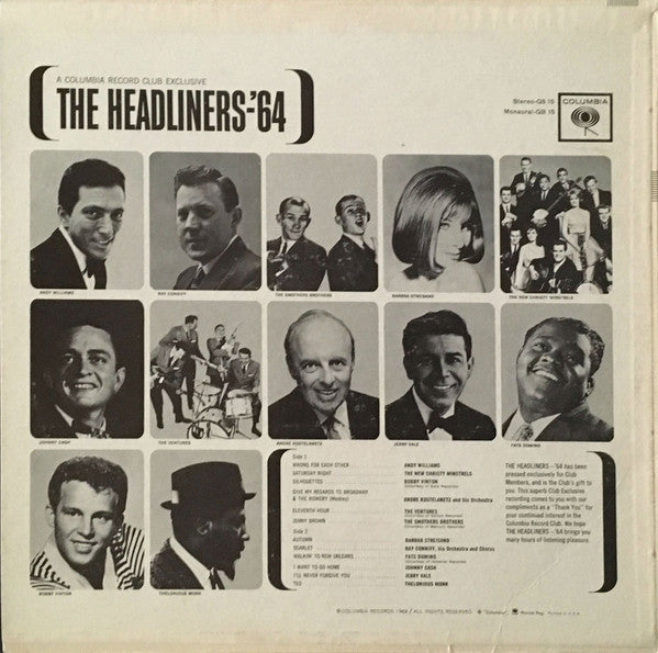 Various : The Headliners '64 (LP, Comp, Club)