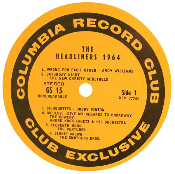 Various : The Headliners '64 (LP, Comp, Club)