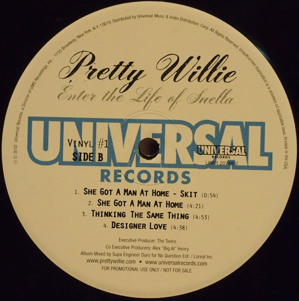 Pretty Willie : Enter The Life Of Suella (2xLP, Promo)