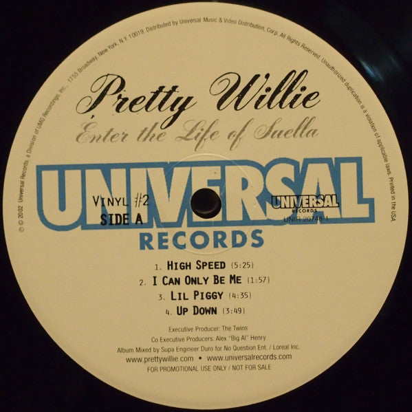 Pretty Willie : Enter The Life Of Suella (2xLP, Promo)