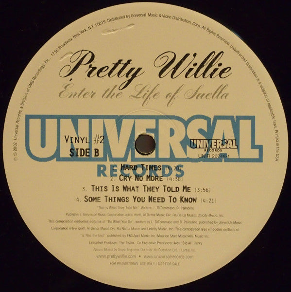 Pretty Willie : Enter The Life Of Suella (2xLP, Promo)