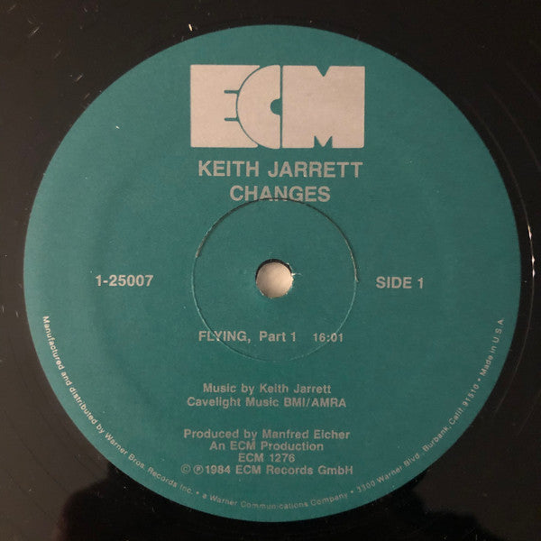 Keith Jarrett, Gary Peacock, Jack DeJohnette : Changes (LP, Album)