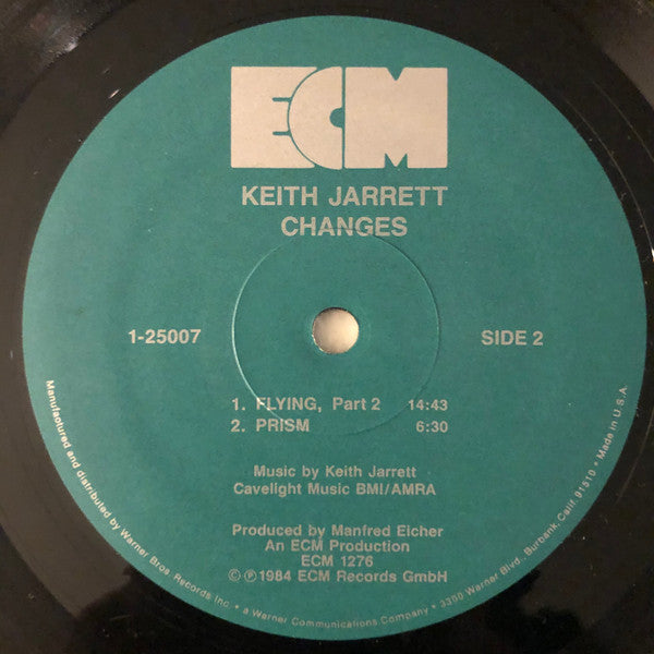 Keith Jarrett, Gary Peacock, Jack DeJohnette : Changes (LP, Album)
