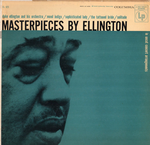 Duke Ellington And His Orchestra : Masterpieces By Ellington (In Uncut Concert Arrangements) (LP, Album, Mono, RE, Hol)