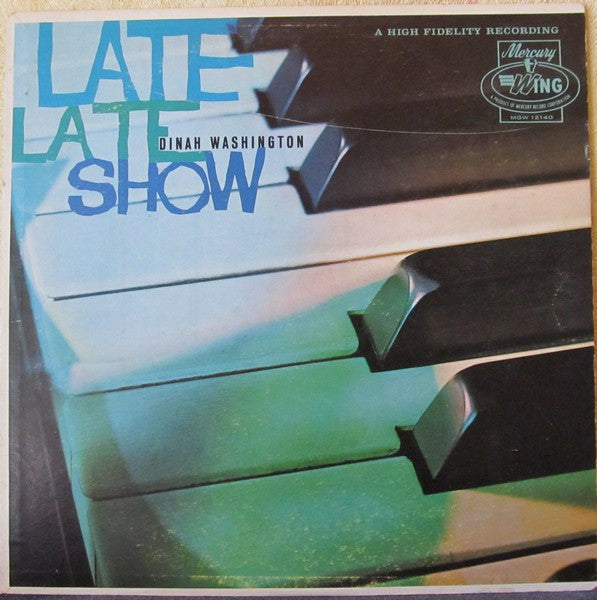 Dinah Washington : Late Late Show (LP, Comp, Mono)