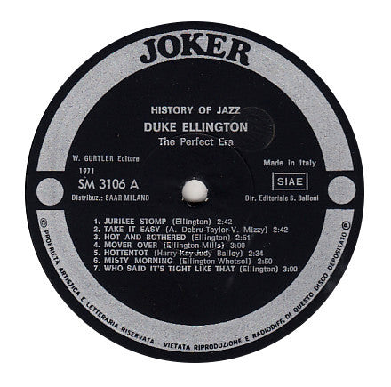 Duke Ellington : The Perfect Era (LP, Comp)