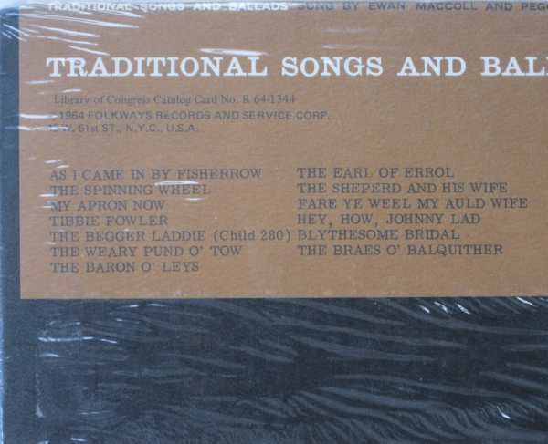 Ewan MacColl And Peggy Seeger : Traditional Songs And Ballads (LP, Album)