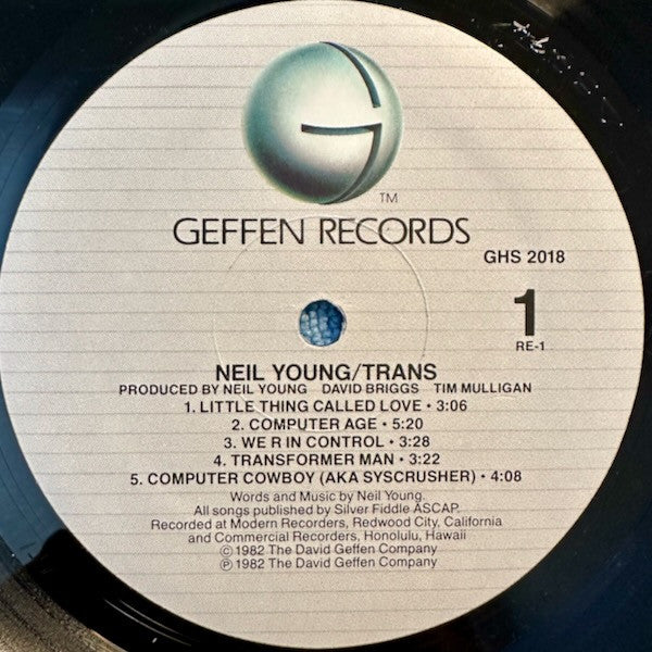 Neil Young : Trans (LP, Album, Mis)