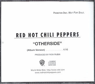 Red Hot Chili Peppers : Otherside (CD, Single, Promo)