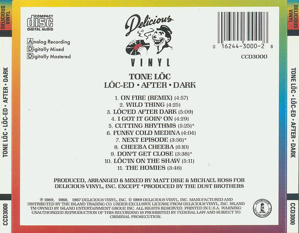 Tone Lōc* : Lōc'ed After Dark (CD, Album)