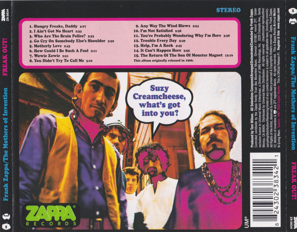The Mothers Of Invention* : Freak Out! (CD, Album, RE, DID)