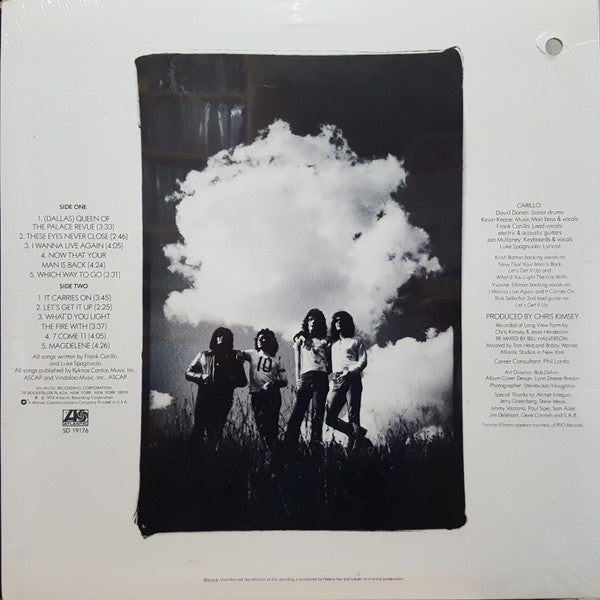 Carillo (2) : Rings Around The Moon (LP, Album, Ric)