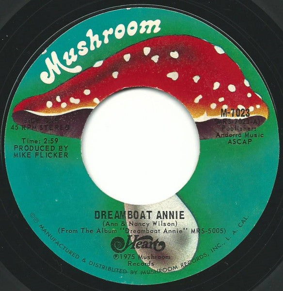 Heart : Dreamboat Annie (7", Single, Styrene, San)