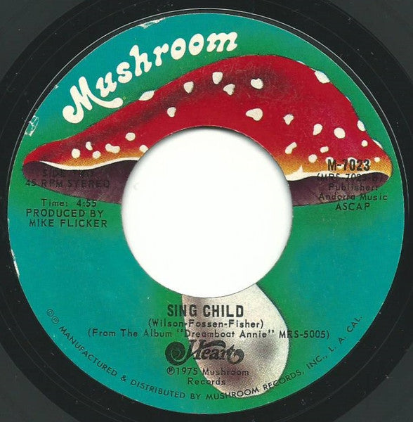 Heart : Dreamboat Annie (7", Single, Styrene, San)
