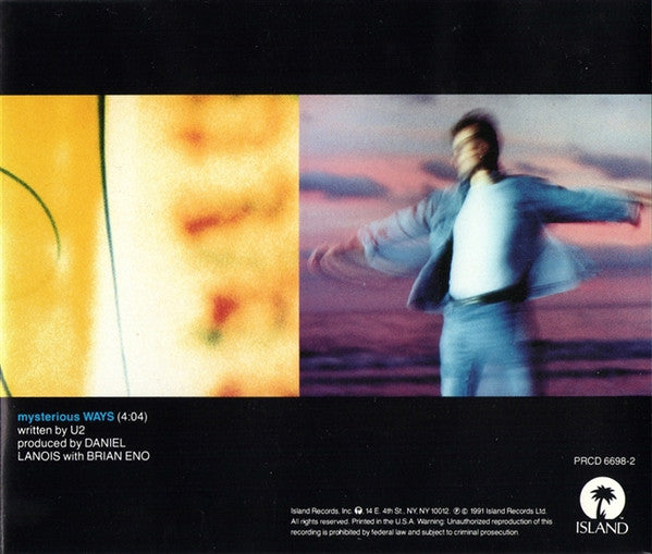 U2 : Mysterious Ways (CD, Single, Promo)