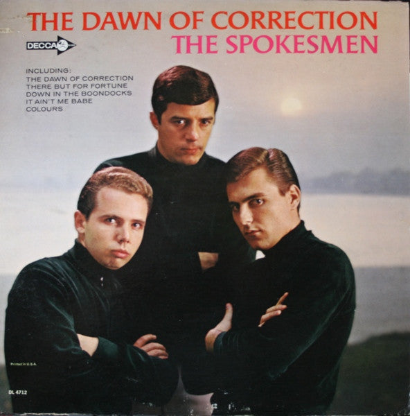 The Spokesmen : The Dawn Of Correction (LP, Album, Mono)