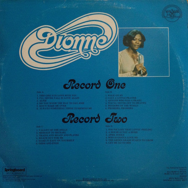 Dionne Warwick : Dionne (2xLP, Comp)
