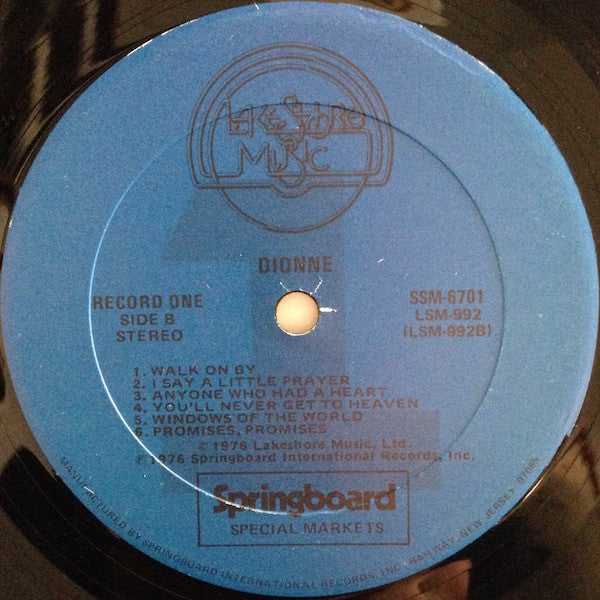 Dionne Warwick : Dionne (2xLP, Comp)