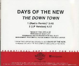 Days Of The New : The Down Town (CD, Single, Promo)