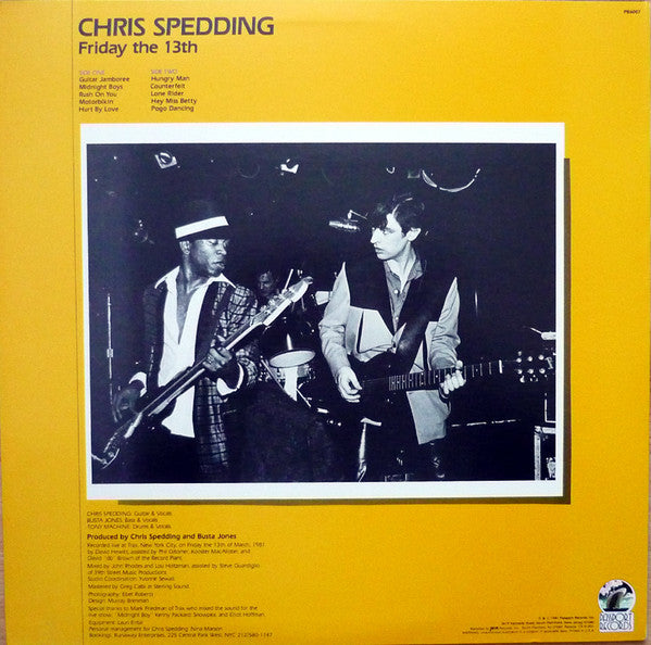 Chris Spedding : Friday The 13th (LP, Album)