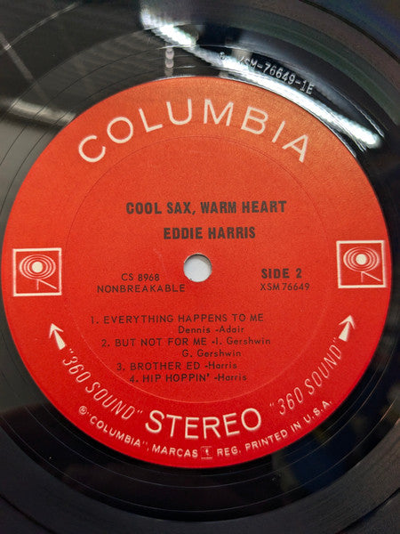 Eddie Harris : Cool Sax Warm Heart (LP)