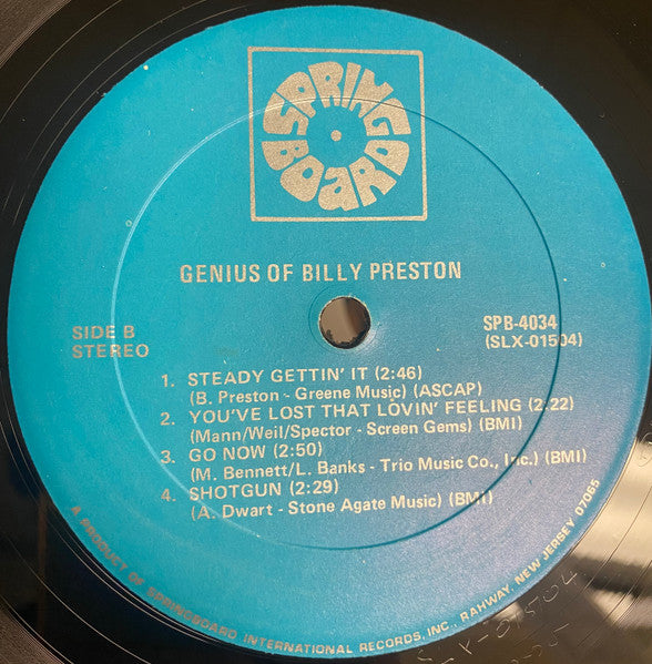 Billy Preston : The Genius Of Billy Preston (LP, Comp)