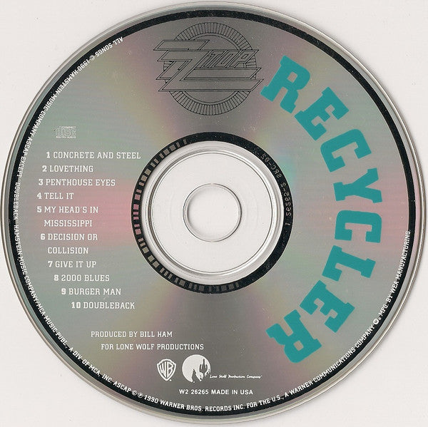 ZZ Top : Recycler (CD, Album, Club, Col)