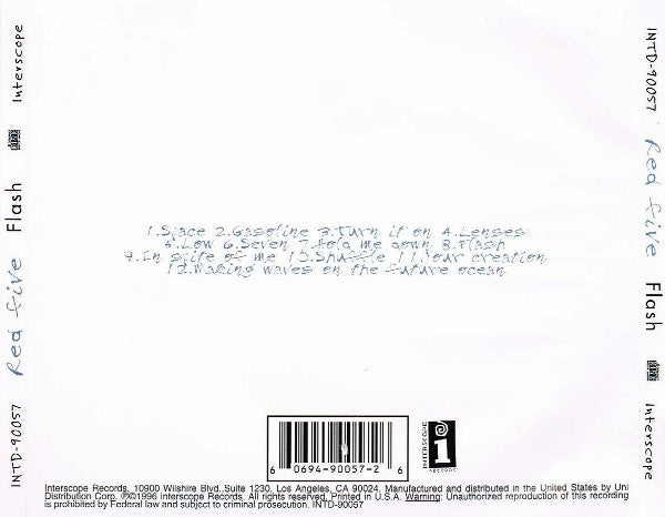 Red Five (2) : Flash (CD, Album)