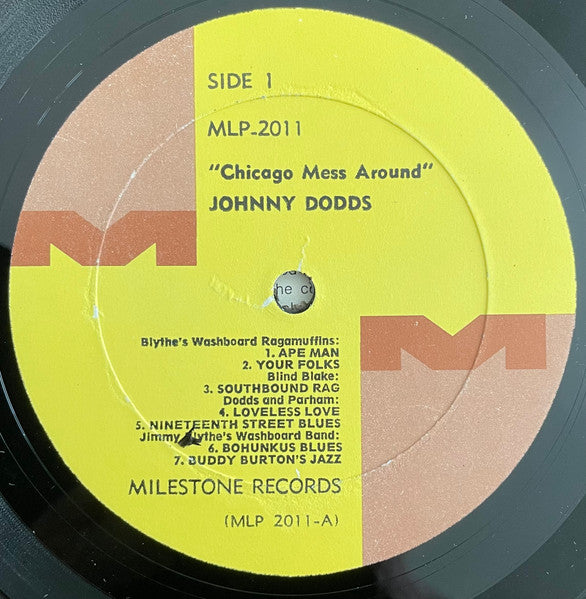 Johnny Dodds : Chicago Mess Around (LP, Comp, Mono, RE)