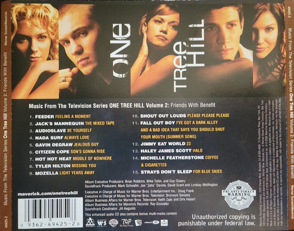 Various : Music From The Television Series One Tree Hill Volume 2: Friends With Benefit (CD, Comp, Enh)