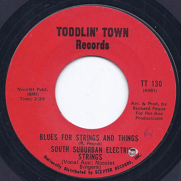 South Suburban Electric Strings : (Pices) Sign Of The Zodiac / Blues For Strings And Things (7")