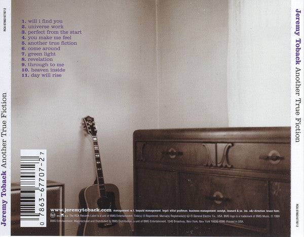 Jeremy Toback : Another True Fiction (CD, Album)