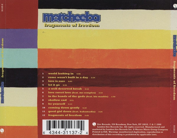 Morcheeba : Fragments Of Freedom (CD, Album)